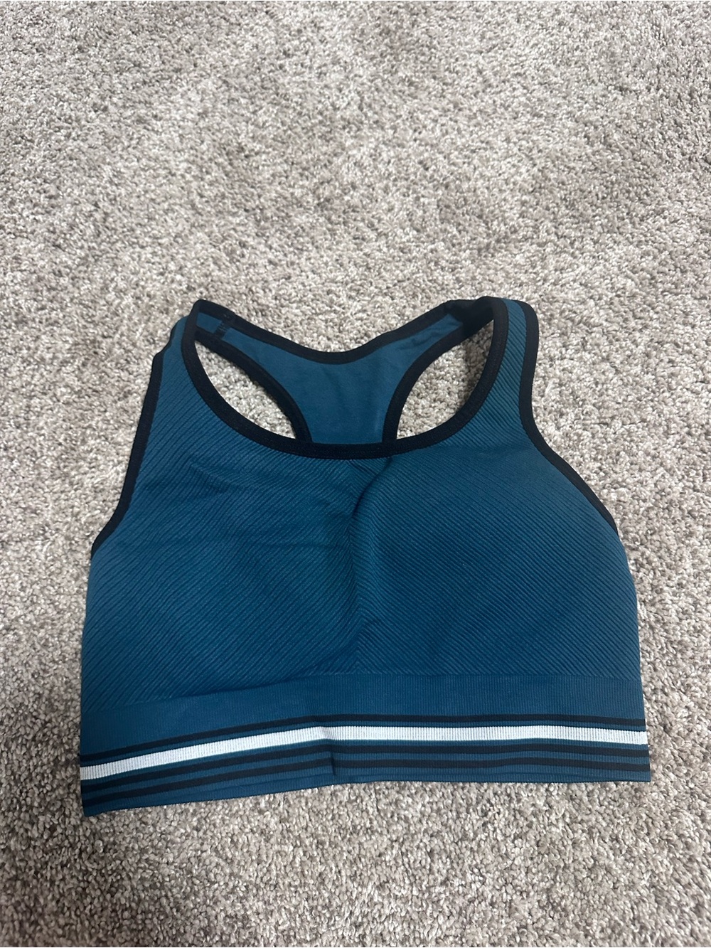 Women's Teal Racerback Sports Bra